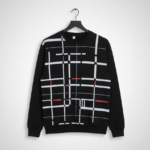 The Circuit Geometric Crewneck | Sweatshirt | Trendy - Image 3